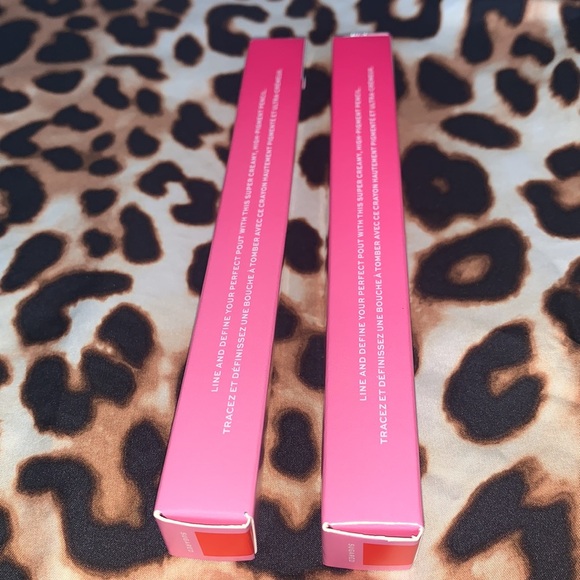 JACLYN Cosmetics Strawberry Feels Poutspoken Lip Liner Crayon in SUGARED New LOT - Picture 8 of 16